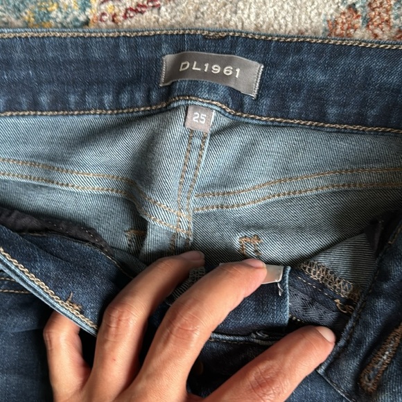DL1961 denim Florence mid rise instasculpt skinny jeans Warner size 25 - Picture 5 of 12